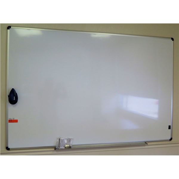 White Dry Erase Board in Metal Frame 72"x48"