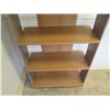 Image 3 : Wooden 4 Tier Book Shelf 24"x12"x 60"H