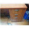 Image 5 : Wooden "L" Shaped Desk w/ 3 Drawers 84"x72" x 30"W