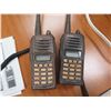 Image 2 : Qty 2 iCom Handheld 2-Way Radios IC-A14 w/ Belt Clip