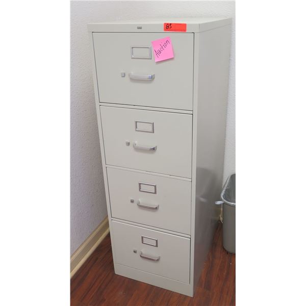 HON Metal 4 Drawer Filing Cabinet