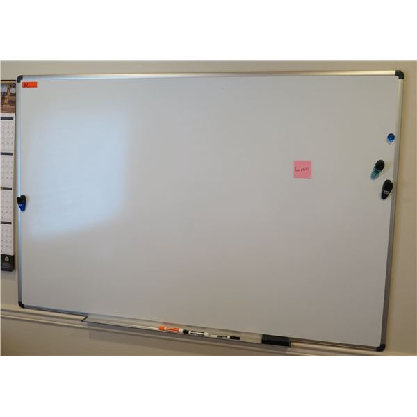 White Dry Erase Board in Metal Frame 72"x48"