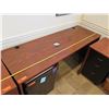 Image 12 : Wooden "U" Shaped Desk w/ Multiple Drawers & 2 Door Cabinet 72"x72"x24"W