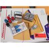 Image 2 : Misc Office Supplies: Binders, Envelopes, Ink, Stamps, Organizers, etc