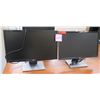 Image 1 : Qty 2 Dell Flat Panel Computer Monitors CRL66G2