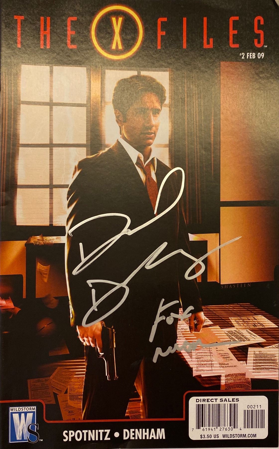 Autograph Signed X Files Comics