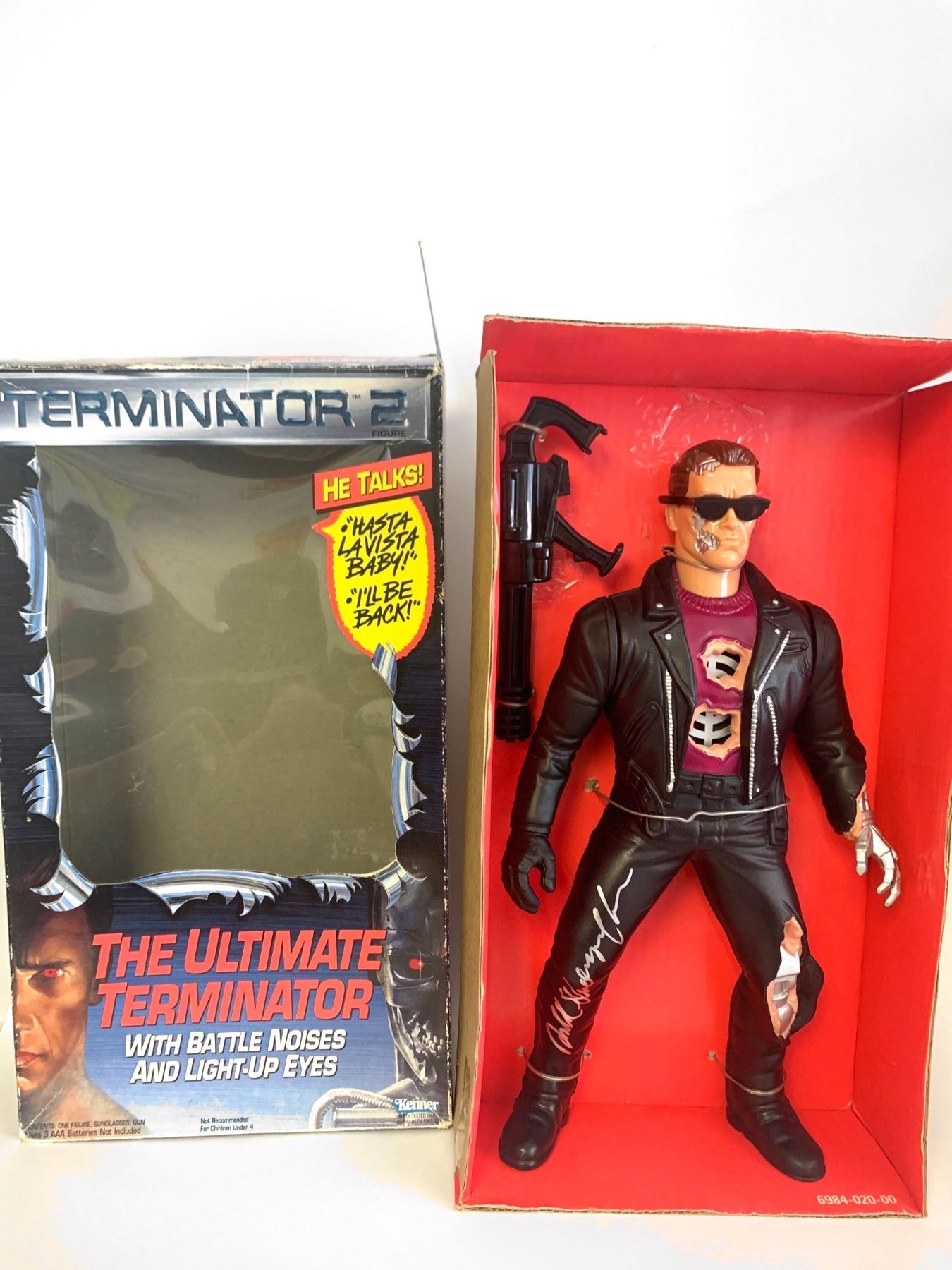 Autograph Signed Terminator Figure