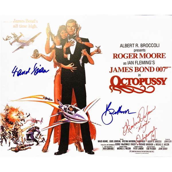 Autographed Octopussy Poster