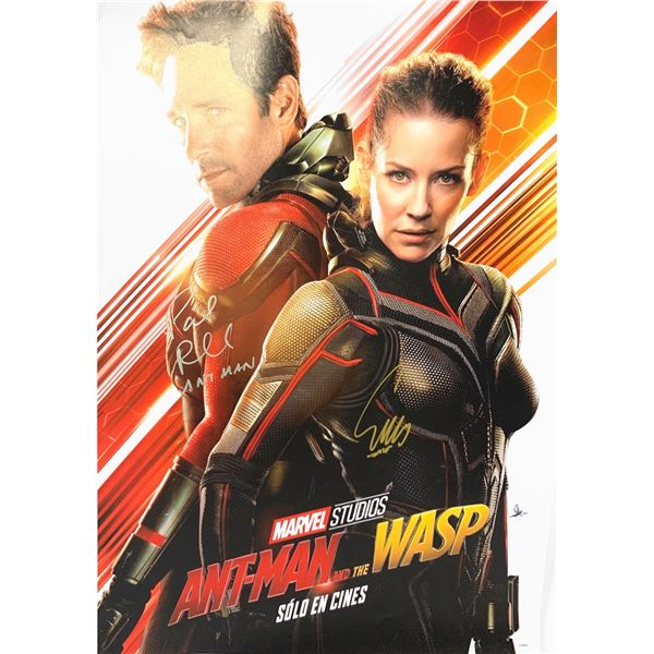 Autographed Antman Wasp Poster