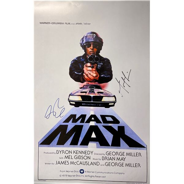 Autographed Mad Max Poster