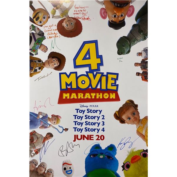 Autographed Toy Story 4 Tom Hanks Poster