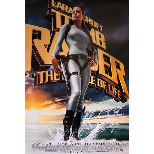 Angelina Jolie Autographed Tomb Raider Poster