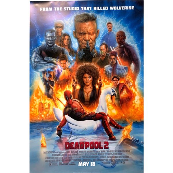 Autographed Deadpool 2 Poster