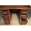 Image 3 : 1800's S STYLE ROLL-TOP DESK W/ PIGEON HOLES & DRAWERS