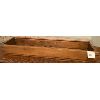 Image 1 : ANTIQUE WOOD CATCH-ALL - 4 X 16 INCHES