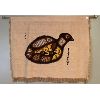 Image 1 : NORWAL MORRISSEAU-PTARMIGAN SILKSCREEN ON CLOTH - CIRCA 1932