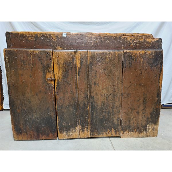 LACHUTE QUEBEC PINE DRY SINK - 18 X 34 X 46 INCHES