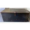 Image 1 : ANTIQUE SINGLE BOARD STORAGE CHEST W/ FORGED IRONWORKS