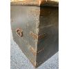 Image 3 : ANTIQUE SINGLE BOARD STORAGE CHEST W/ FORGED IRONWORKS