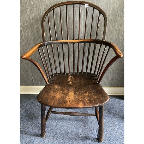 1875 WINDSOR ARM CHAIR 