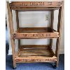 Image 1 : VINTAGE CRATES - REPURPOSED INTO SHELVES - 17 X 24 X 38 INCHES