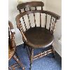 Image 3 : LOT OF 2 - ANTIQUE BARREL CHAIRS - NOT MATCHING