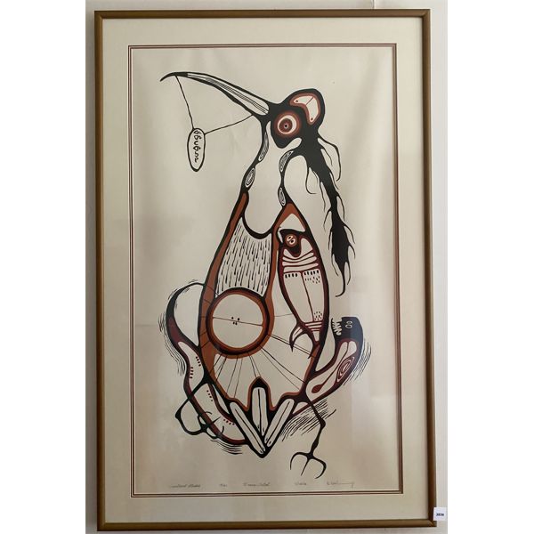 BLAKE DEBRSSIGE - CRANE TOTEM 1976 - 26 x 40.5in