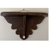 Image 1 : MISSION STYLE CLOCK SHELF - CIRCA 1870 - 13.5 X 23 INCHES