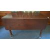Image 1 : NOVA SCOTIA CHERRY DROP LEAF PARLOUR TABLE - 42 X 48 INCH - CIRCA 1870