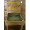 Image 2 : ANTIQUE PINE LIFT TOP CHILDS DESK - 19 X 19 X 23 INCHES