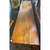 Image 2 : QUEBEC PINE REFECTORY TABLE - 5 DRAWER - 24 W x 30 H x 100 L INCHES