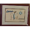Image 1 : RAYMOND KAKEPUM 1981 - DANCING BIRD - ACR ON PAPER - 19 X 25.5