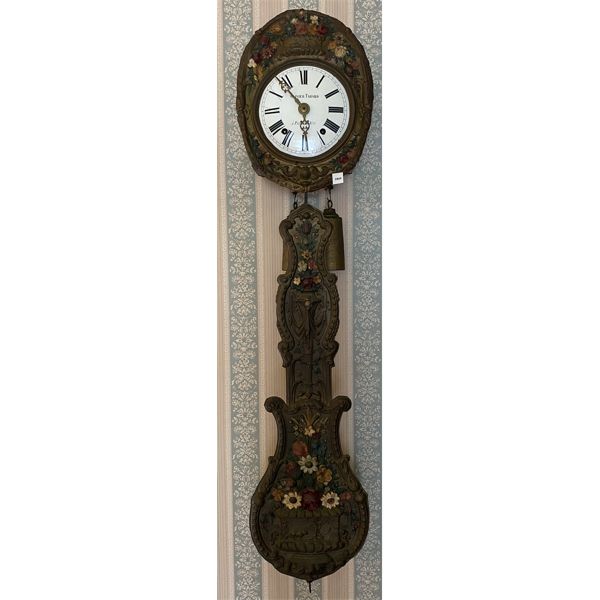 OLIVER TABARD FRENCH MORBIER CLOCK - NOT WORKING