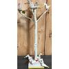 Image 1 : CARVED BIRD TREE BY PRUDENT VIANNEAU (b.1935) - 32in TALL