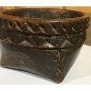 Image 3 : HAND CARVED WOODEN CEREMONIAL BOWL - 4in DIA