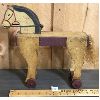 Image 2 : HANDCRAFTED TIN AND WOOD "JOY BOX HORSE" - 3.5 x 11 x 13in