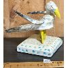 Image 2 : HAND CARVED DRIFTWOOD "BILLY THE SEAGULL" SCULPTURE - 6.5 x 6.5 x 9in