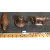 Image 2 : LOT OF 3 - COPPER MOLDS - CORN, OX AND BELL
