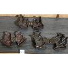 Image 3 : LOT OF 3 - COPPER MOLDS - ANGEL, WITCH AND DOG