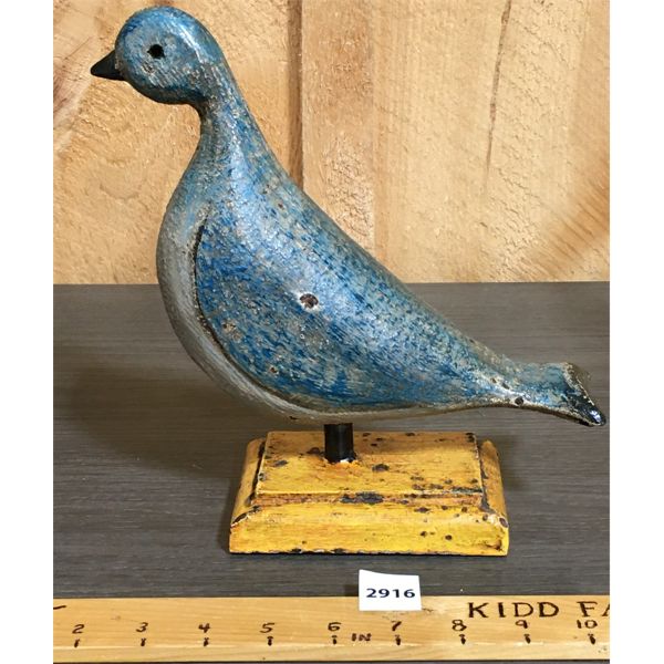 M. FORTIN CARVED MOURNING DOVE - 9.5in TALL