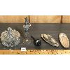 LOT OF 4 - VANITY SET PIECES - SOME MARKED STERLING