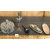 Image 1 : LOT OF 4 - VANITY SET PIECES - SOME MARKED STERLING