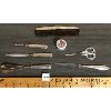 LOT OF 7 - VAINTY SET PIECES - MOST MARKED STERLING SILVER