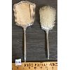 Image 1 : LOT OF 2 - STERLING SILVER VANITY MIRROR AND BRUSH