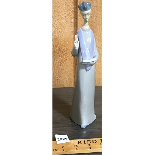 PORCELAIN LLADRO FIGURINE - SEMINARIST - 11in TALL