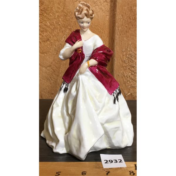 ROYAL WORCHESTER  FIRST DANCE  - FREDA G. DOUGHTY - 7.5in TALL