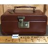 Image 1 : WOLFS DESIGNS GENUINE LEATHER JEWLERY BOX - 4 x 5 x 8in