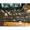 Image 2 : JOB LOT - MISC SILVERPLATE - SPOONS, GOBLETS, ETC.