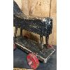 Image 3 : PRIMITIVE WOODEN HORSE PULL TOY - 7.5 x 16 x 17in