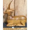 Image 1 : WOODEN ANTELOPE - 4 x 13 x 14in
